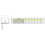 Porta doccia pivotante DocciaGo serie Satin cm 70 - Cromo