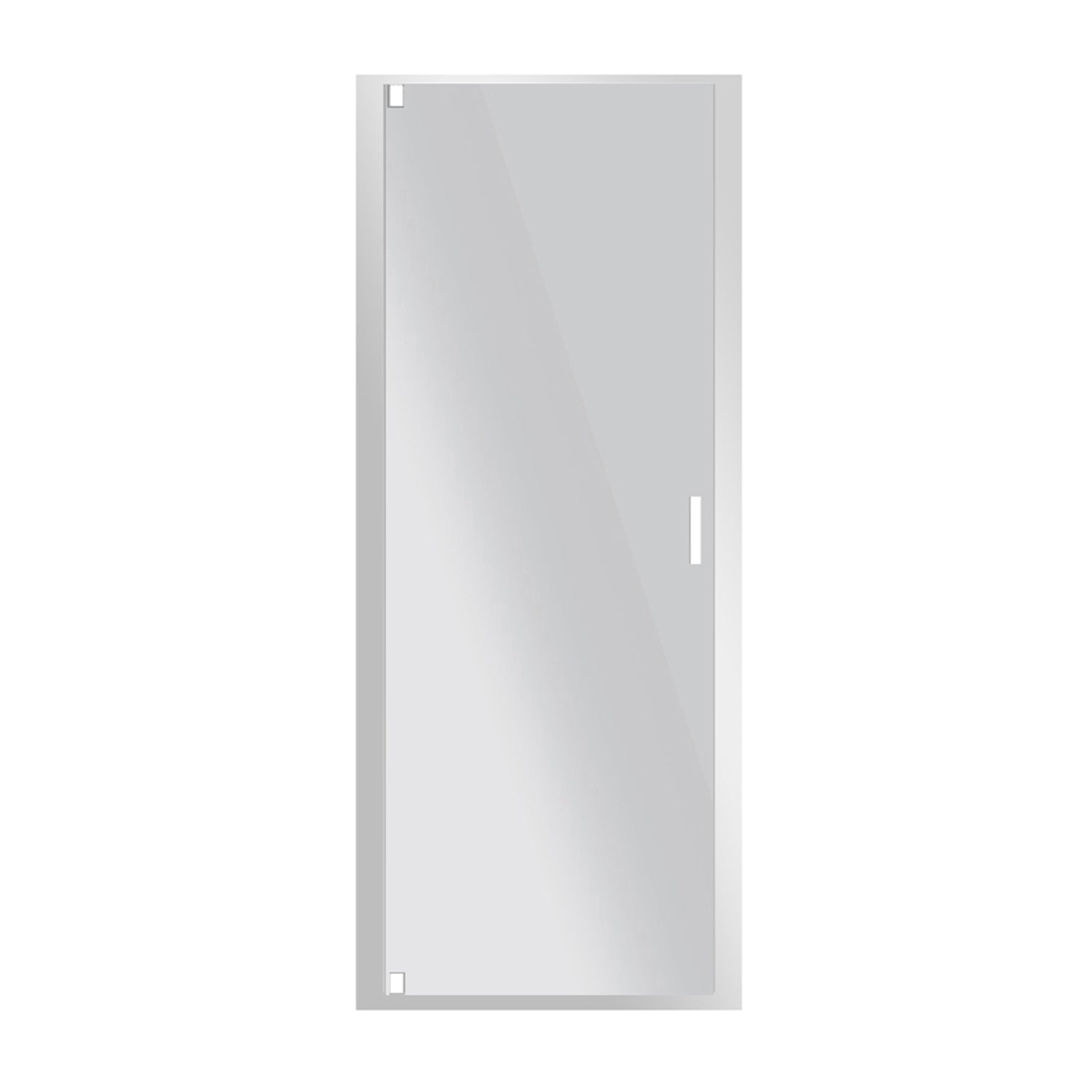 Porta doccia pivotante DocciaGo serie Satin cm 80 - Cromo