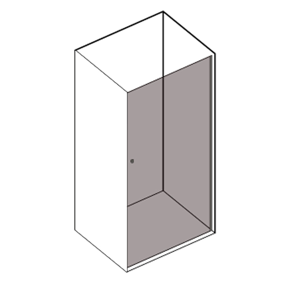 Porta doccia modello Giunone con apertura battente 70 cm in cristallo trasparente 6 mm temperato