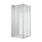 Box doccia angolare DocciaGo serie Zenith 75x75 cm con ante scorrevoli - Cromo