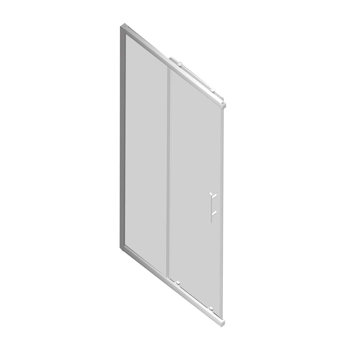 Porta doccia scorrevole per nicchia DocciaGo serie Sound 120 cm - Cromo