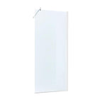 Parete doccia Walk-In assemblata DocciaGo serie Clover 80 cm - Bianco/Trasparente