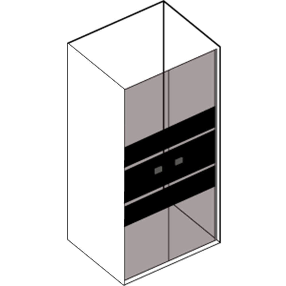 Porta doccia modello Ermes con apertura saloon da 85 cm cristallo serigrafato 6 mm temperato