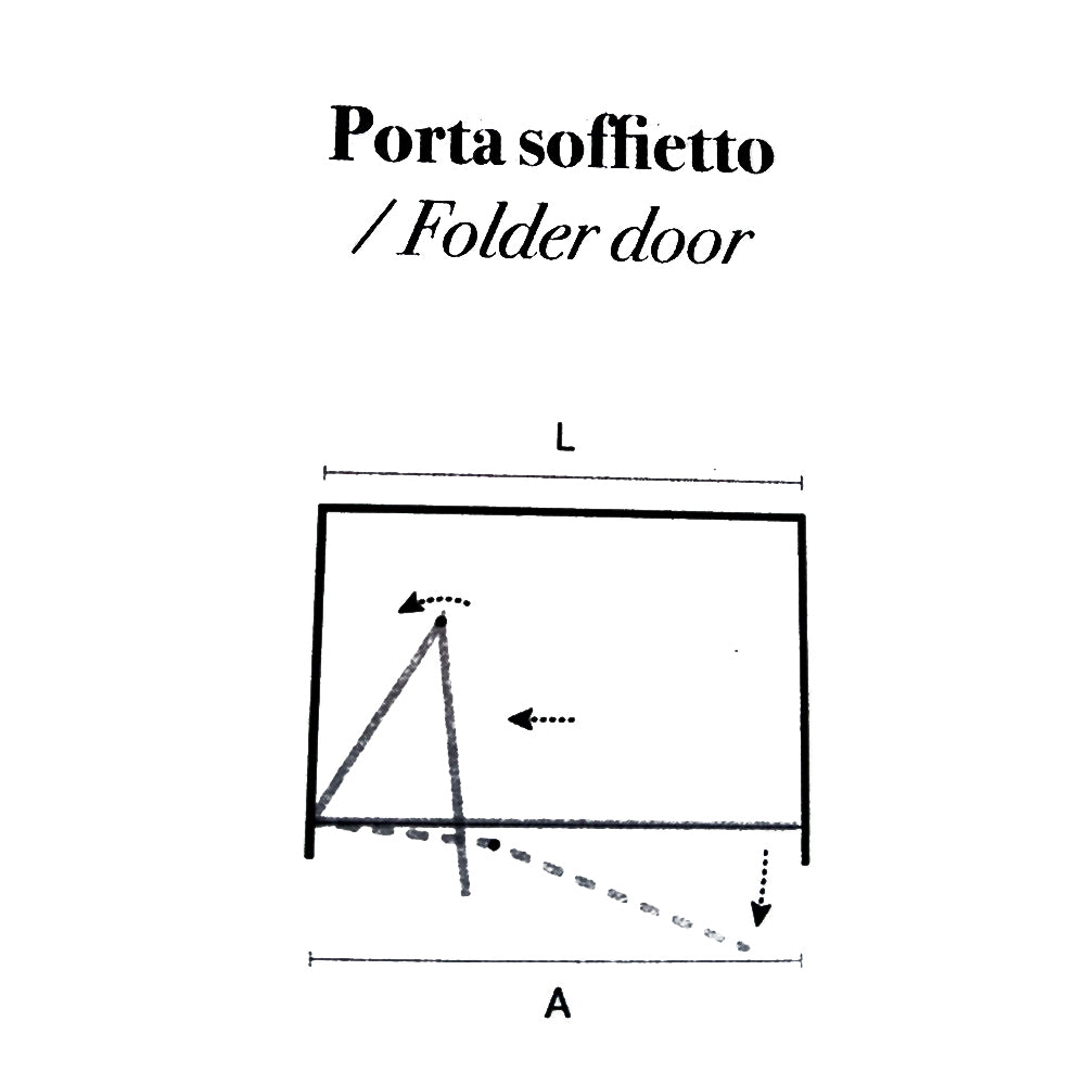 Porta doccia modello Kronos con apertura Soffietto da 78 cm cristallo trasparente 6 mm temperato