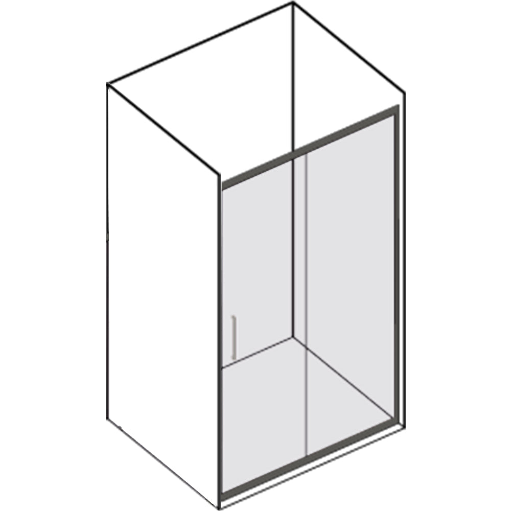 Porta doccia scorrevole da cm 130 modello Glory in cristallo temperato mm 8  - Offerta