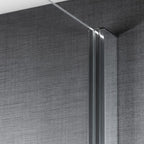 Box doccia rettangolare con apertura angolare cm 70x120 modello Lauren in cristallo temperato mm 8 -LATO SINISTRO