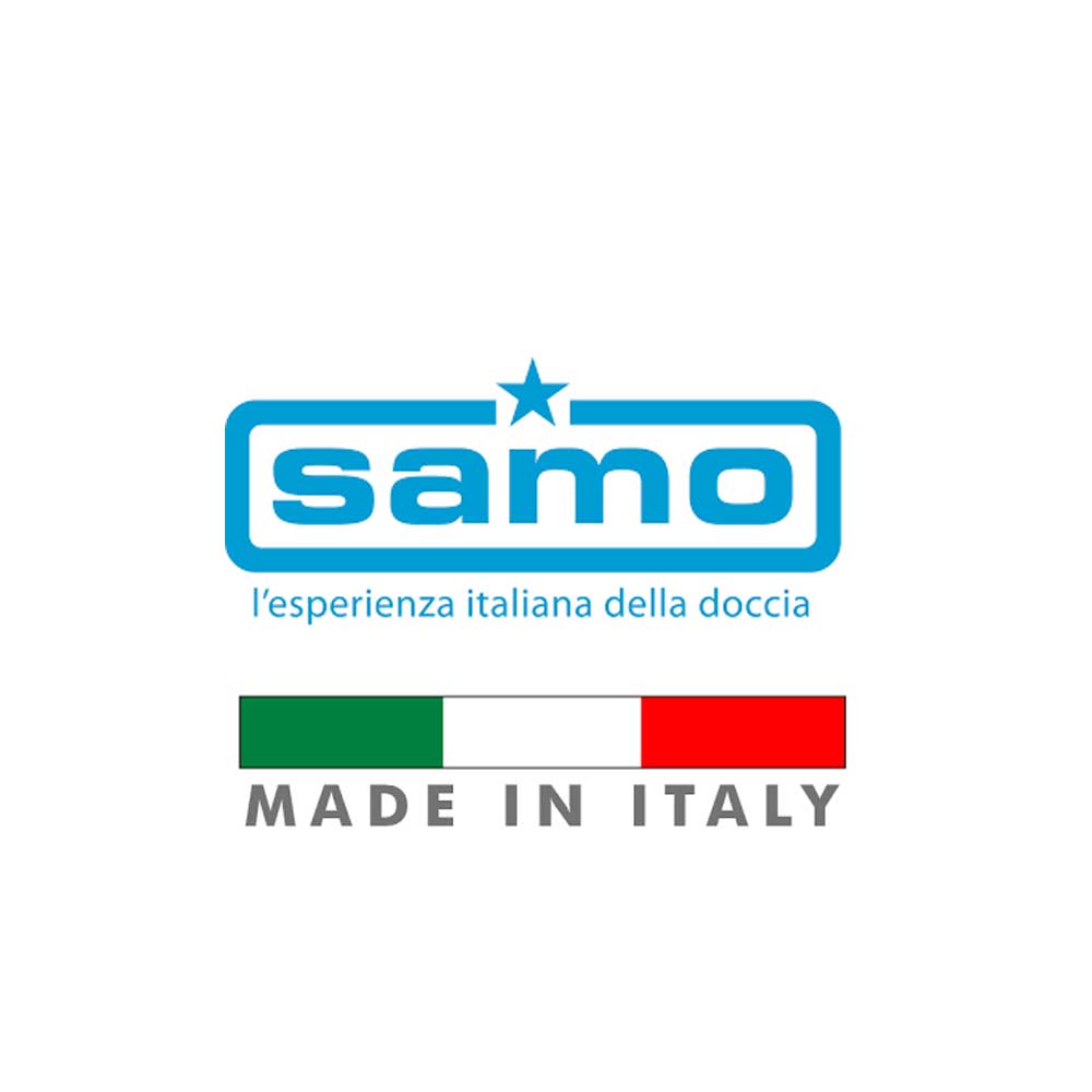 Lato Fisso per Box Doccia Hexa By Samo estensibilitÃ  67-69 cm con profilo Cromato e Cristallo Trasparente 6 mm temperato Anticalcare Permanente