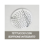 Cabina doccia multifunzione Novellini con idromassaggio cm 80x100
