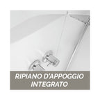 Cabina doccia multifunzione Novellini con idromassaggio cm 80x100
