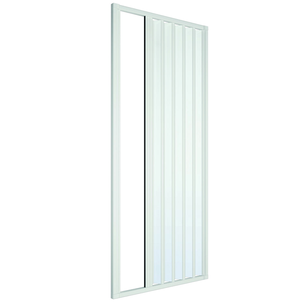 Porta doccia a nicchia soffietto modello Frio in pvc cm 100-120