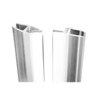 Coppia di Guarnizioni Magnetiche per cristallo box doccia spessore 6 mm Altezza 190 cm