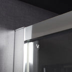Porta Doccia Scorrevole modello Minerva 100 cm in cristallo opaco 6 mm - Offerta