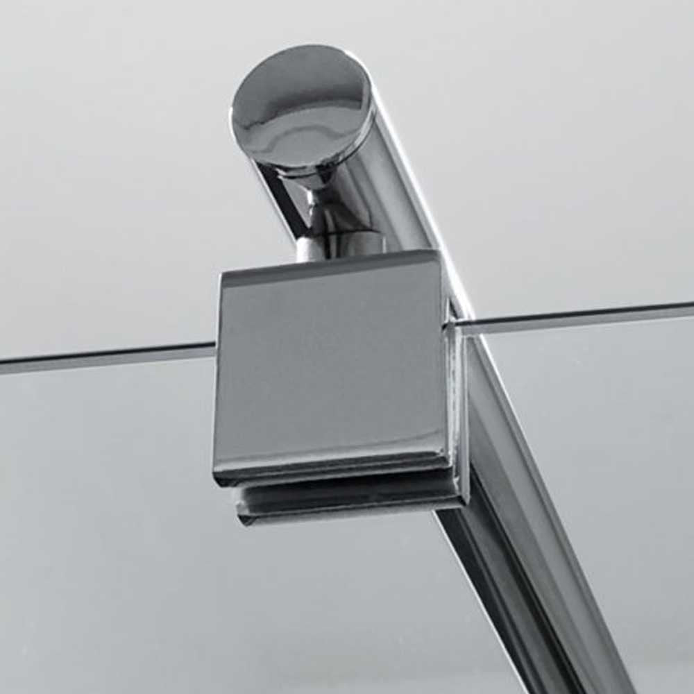 Parete Walk-in modello Iris da 70 cm in cristallo opaco da 6 mm - Offerta