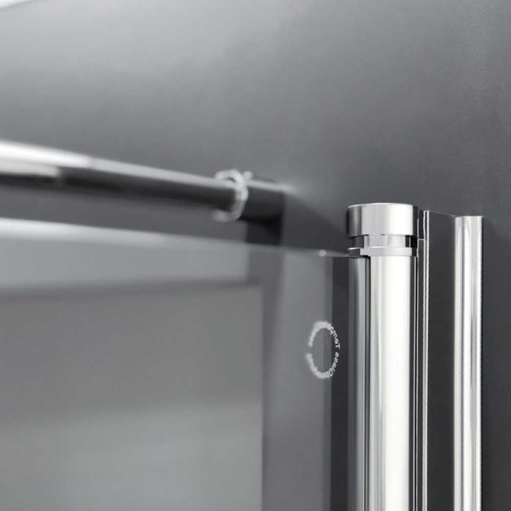 Parete Walk-in modello Iris da 70 cm in cristallo opaco da 6 mm - Offerta