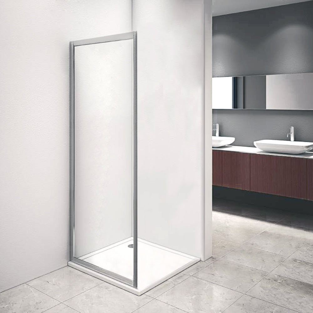 Pannello fisso doccia per abbinamento box doccia Iconic cm 80 vetro anticalcare Smart Clean