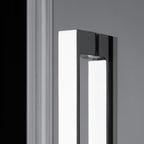 Porta doccia 2 ante scorrevoli da 170 cm modello Dioniso in cristallo trasparente 6 mm reversibile