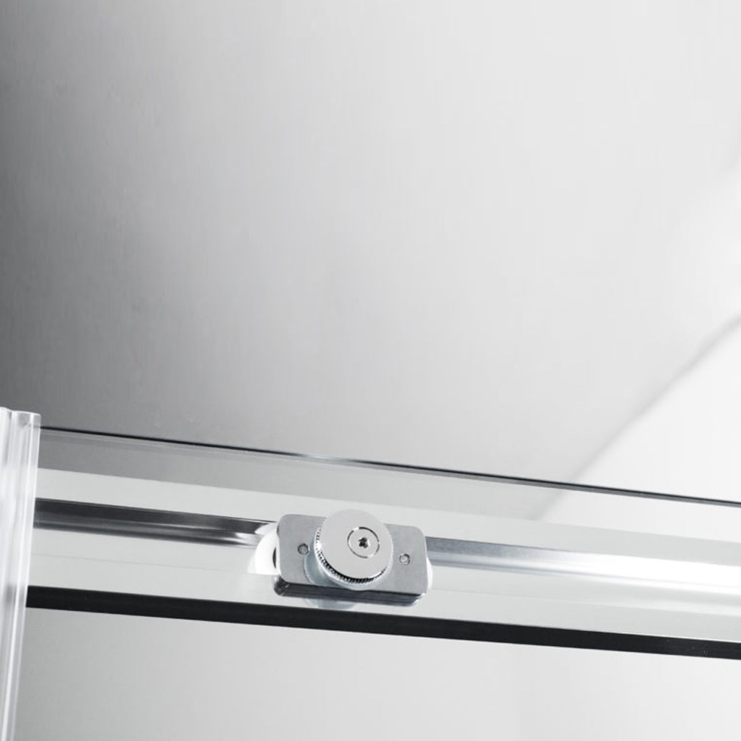 Porta doccia ad apertura scorrevole cm 130x200h modello Diomede in cristallo temperato mm 8 reversibile