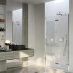 Porta doccia battente versione destra cm 100 modello Atlas in cristallo temperato mm 8