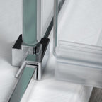 Porta doccia battente versione destra cm 75 modello Atlas in cristallo temperato mm 8