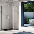 Porta doccia battente versione destra cm 70 modello Atlas in cristallo temperato mm 8