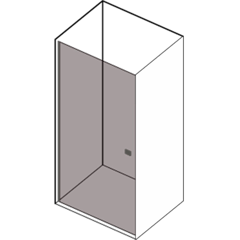 Porta doccia battente cm 90 modello Ermes in cristallo temperato da mm 6