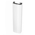 Box doccia 1 anta scorrevole 110cm cristallo stampato C profilo bianco Oceania