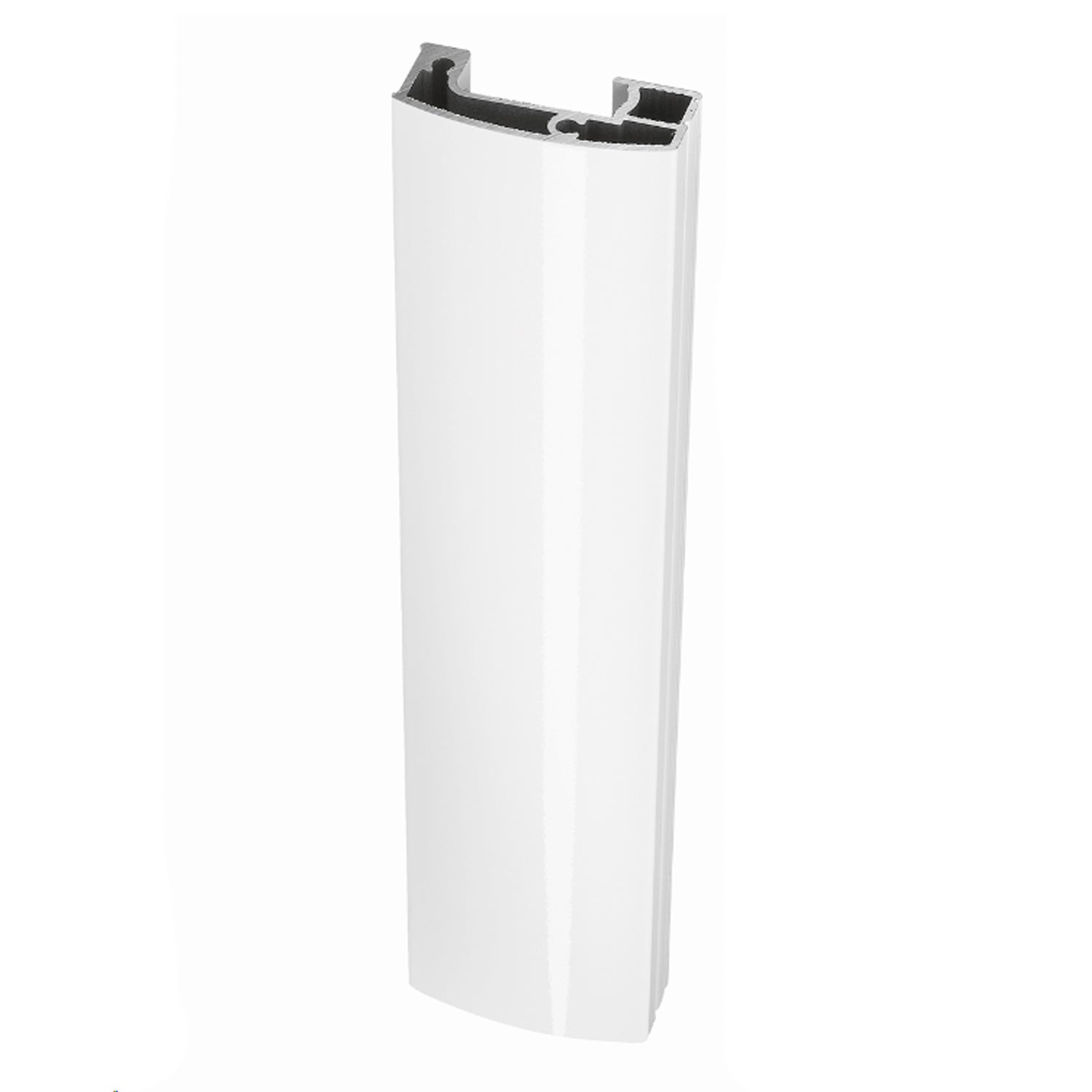 Box doccia 1 anta scorrevole 110cm cristallo stampato C profilo bianco Oceania
