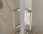 Box doccia modello Camille rettangolare 80x100 cm vetro trasparente e porte scorrevoli