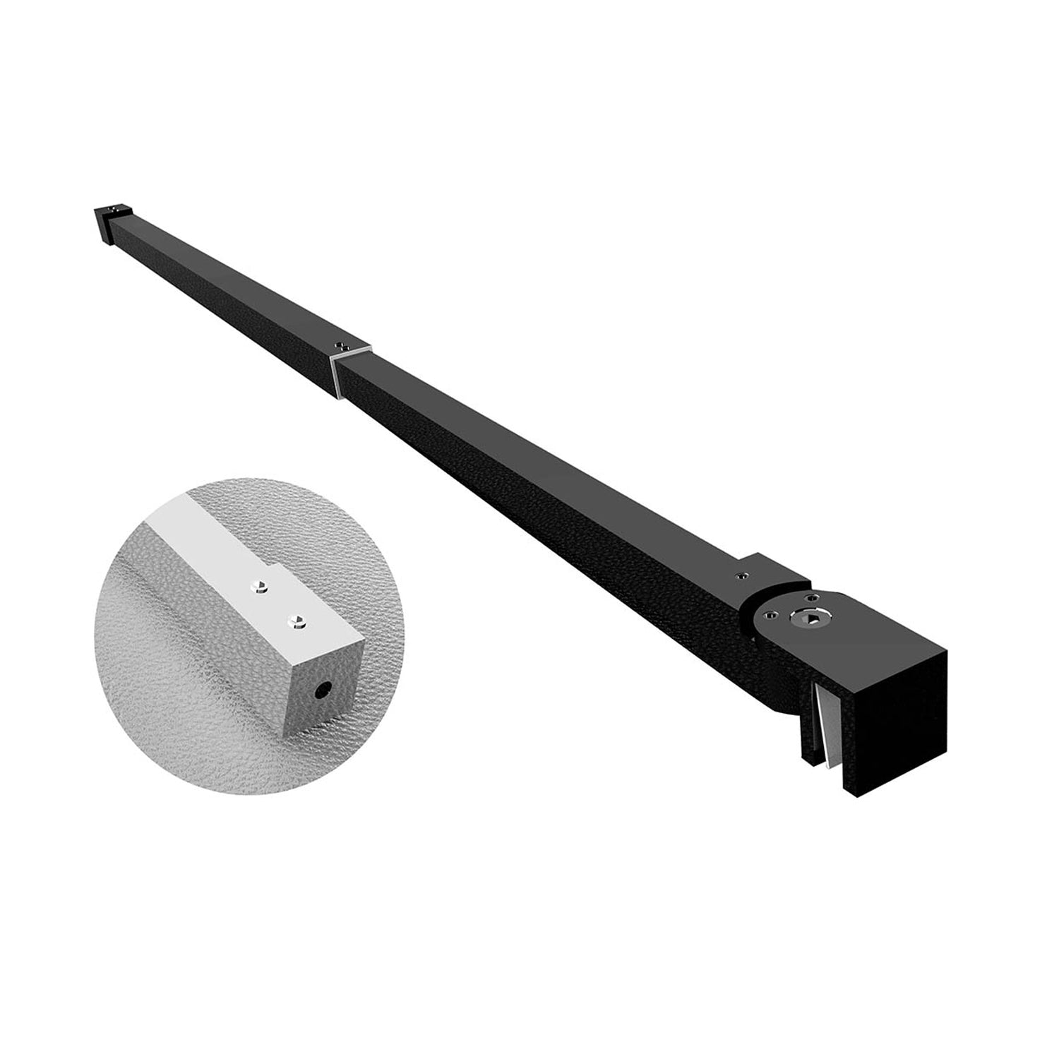 Braccio per Walk-In telescopico 70-100 cm DocciaGo - Cromo