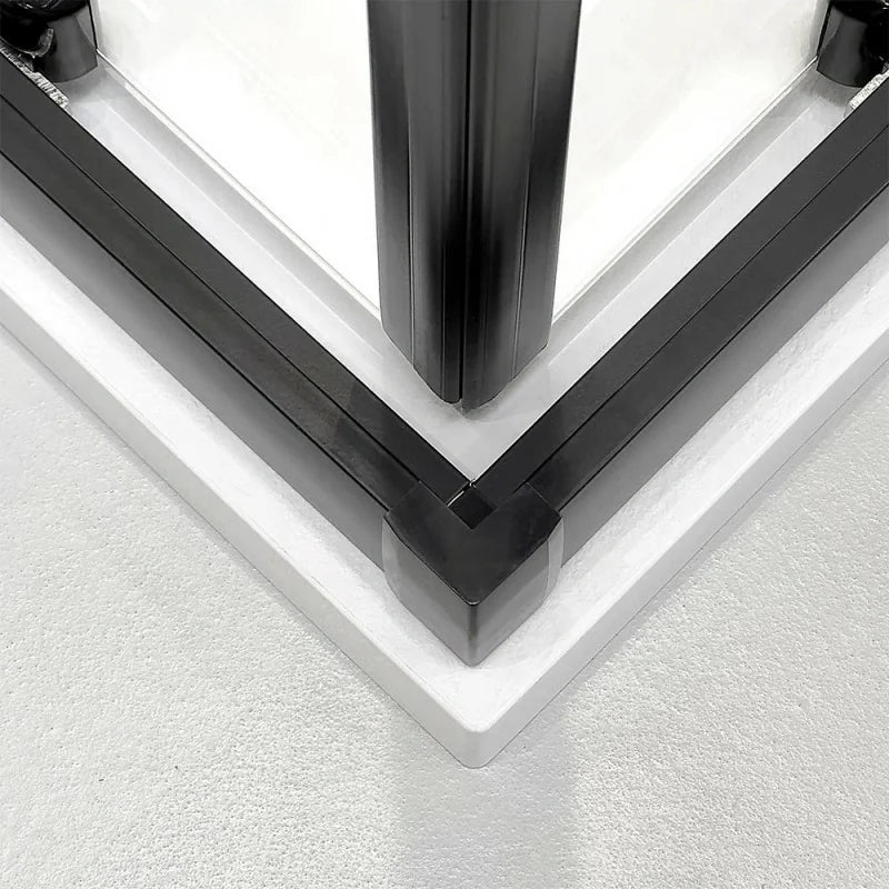 Box doccia semicircolare DocciaGo modello Treasure con porte scorrevoli