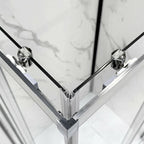 Box doccia semicircolare DocciaGo modello Treasure con porte scorrevoli