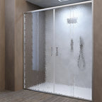 Box doccia per nicchia 2 porte scorrevoli Tonga 137/142 cm - Stampato C