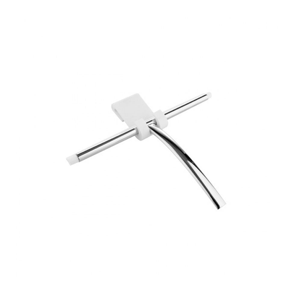 Tergivetro per doccia in acciaio 'Blade White' by Cipi - 27 x 19 cm