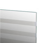 Box doccia angolare Barbados 90x110 cm serigrafato cristallo 6mm Made in Italy