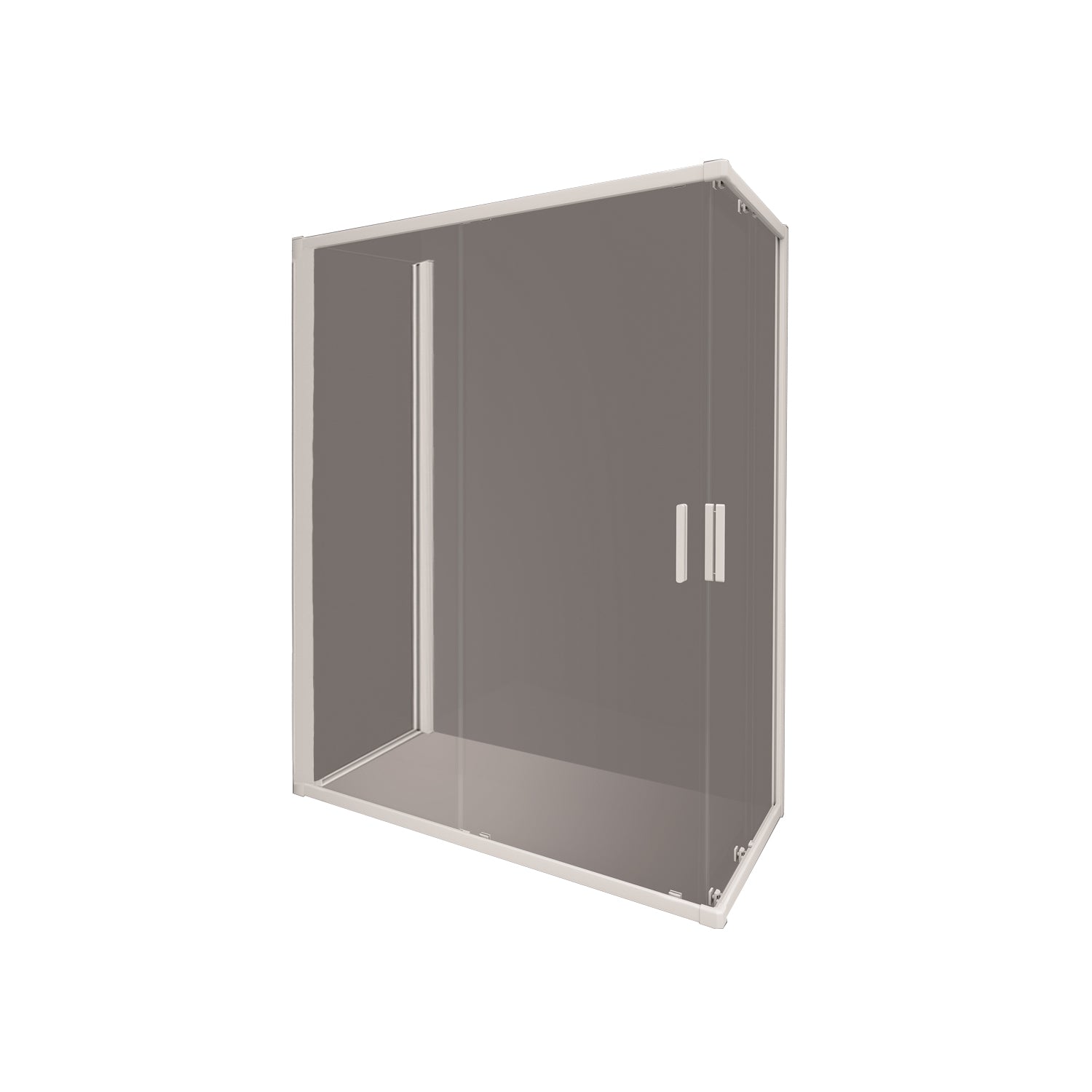 Box doccia angolare Barbados 70x100cm stampato c cristallo 6mm Made in Italy