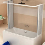 Box doccia sopra vasca a tre lati per vasche da 70x170 e 70x160 cm  realizzato in PVC Rinforzato
