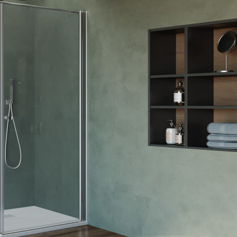 Porta doccia Giunone apertura battente 70 cm cristallo trasparente 6 mm temperato -OUTLET 2 PEZZI DISPONIBILI!