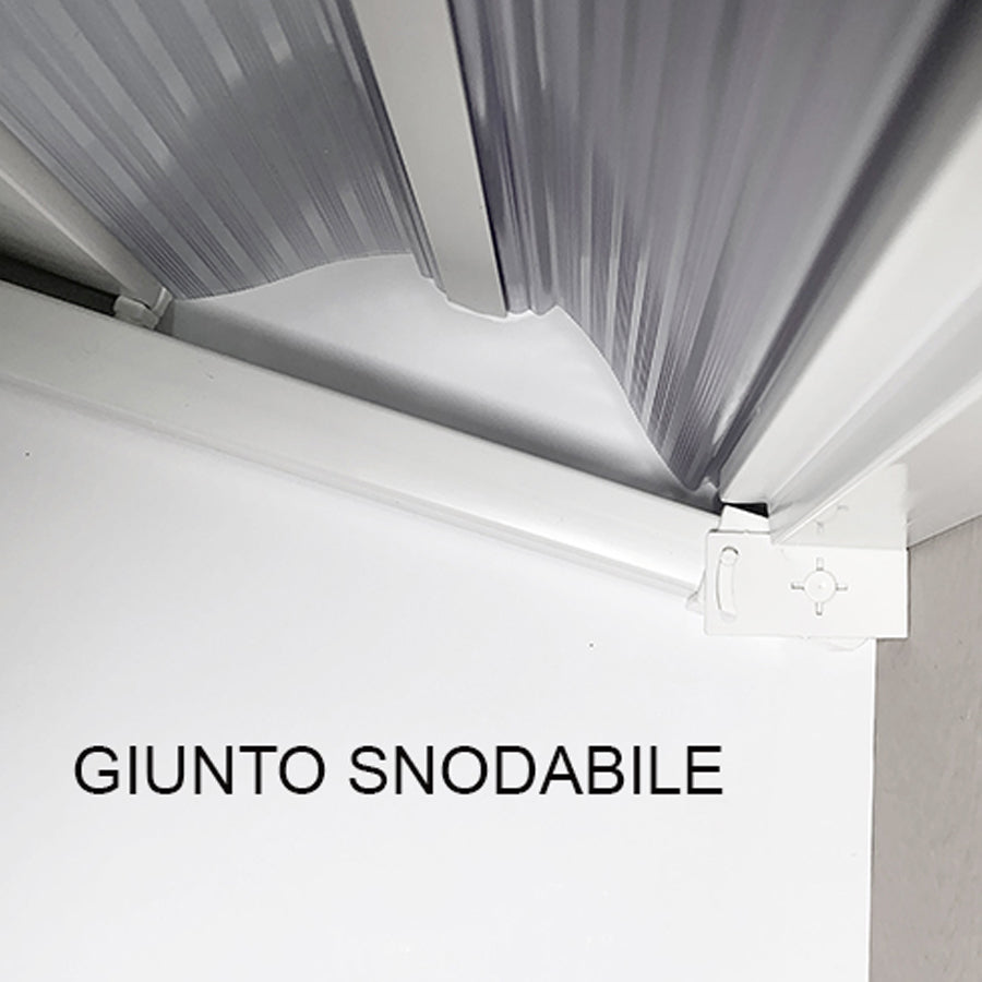 Box doccia con 3 lati a soffietto modello Cono linea PlissÃ¨ 95x95x95