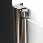 Porta doccia modello Salina a due ante battenti cm 80 in cristallo temperato trasparente