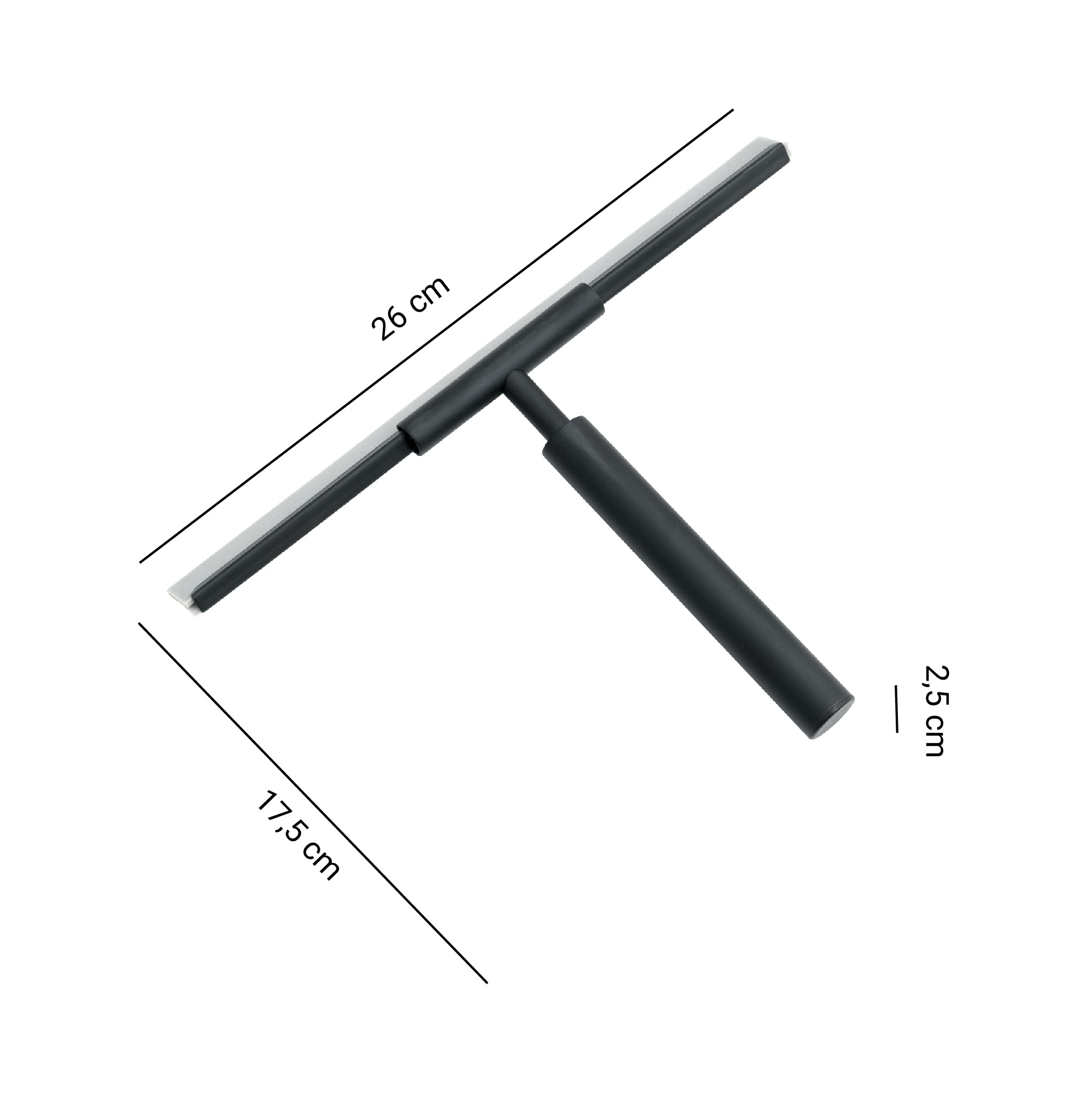 Tergivetro modello Thor in ottone - Nero Matt